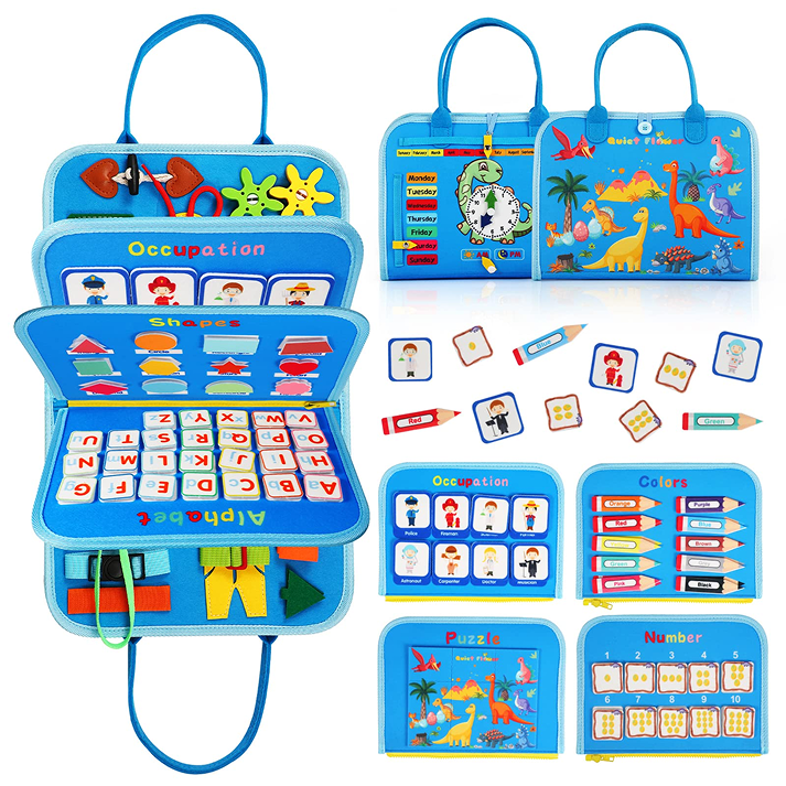 Busy Board Learning Toy for Toddlers